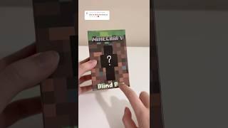 MINECRAFT blind box!#diy #craft #unboxing #papercraft #minecraft #blindbox #blindbag #kpop #asmr