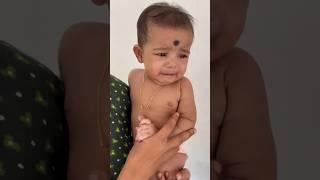 കുഞ്ഞിപ്പെണ്ണിന്റെ traditional കാതുകുത്ത് കണ്ടാലോ #cutebaby #earpiercing #6monthsbaby #shorts