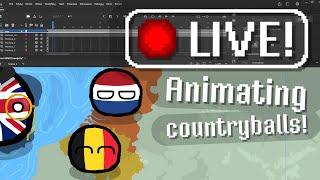  LIVE | Animating countryballs!