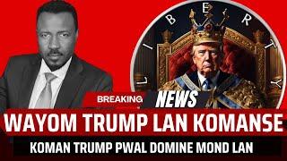 WAYOM TRUMP LAN KOMANSE - AMPIL LEKOL PWAL FEMIN - NOU ENTRE NAN YON LOT COLONIZASYON  - ABNER GELIN