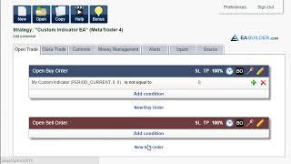 Create Expert Advisor From Custom Indicator
