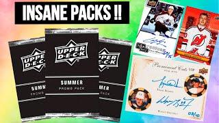 THE BEST PROMO PACKS !! 2020 Upper Deck National Exclusive Black Pack Opening !!