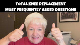 MOST FREQUENTLY ASKED QUESTIONS about TOTAL KNEE REPLACEMENT #totalkneereplacementsurgery