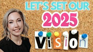 Let's make 2025 Goals and Vision Board!! [Make it with me!!]