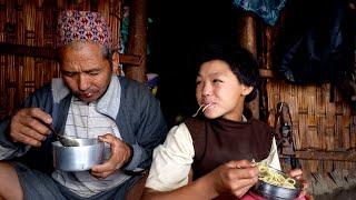 jungle man family cooking & having  noodles || family in the jungle || @junglefamily