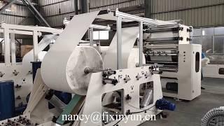 V fold hand towel paper kleenex tissue converting machine