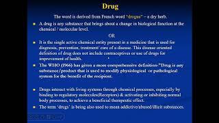 Introduction to Pharmacology