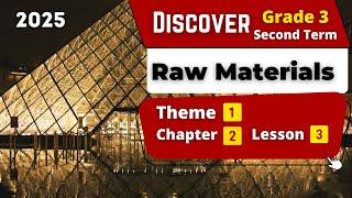 Raw Materials | Grade 3 | Theme 3 - Chapter 2 - Lesson 3 | Discover