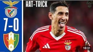 Benfica vs Estrela Amadora 7-0 Highlights and All Goals | Angel Di Maria