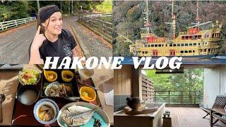 HAKONE TRAVEL VLOG ️ | Experiencing a Japanese RYOKAN, private outdoor ONSEN, & KAISEKI dinner 