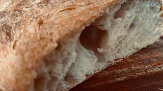 Maklikste CIABATTA (4 bestanddele) / World’s Easiest & Most Tasty CIABATTA (Only 4 ingredients)