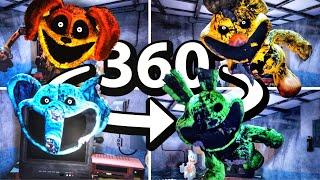 360° NOT So LITTLE Creatures! Nightmare Huggy Mods | Poppy Playtime