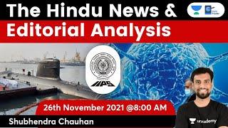 The Hindu News & Editorial Analysis | 26 Nov 2021 | By Shubhendra Sir #UPSC @pathfinderias