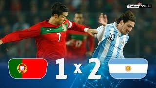 Portugal 1 x 2 Argentina (C. Ronaldo x Messi) ● 2011 Friendly Extended Goals & Highlights HD