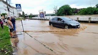 บันทึกวิกฤตน้ำท่วมใหญ่เชียงใหม่ 5-6/10/2024 ถนนหลายสายปิดน้ำท่วม Chiang Mai