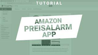 Amazon Preisalarm App