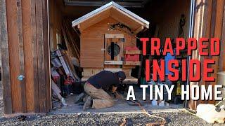 I Got Dangerously Trapped Inside my Tiny Home on Skis | Final Episode