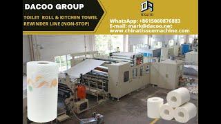 Non-stop Full Automatic Toilet Tissue Paper Roll Making Machines ( TZ-FJ-GS250 )