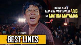 FlipTop - EJ POWER Best Lines | Subtitles | Analysis & Explanation