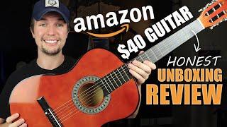 Amazons Best Selling $40 Acoustic Guitar | Honest Unboxing & Review (2020)