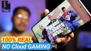 Play OFFLINE GTA 5 on Android (No Cloud Gaming) || 100% Real Game Size 60GB ||