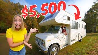 We Bought a $5,500 RV off Facebook to Live In [Pre-Reno Tour]