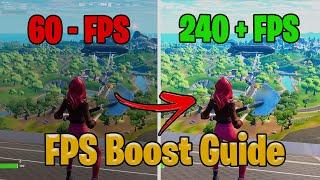 How to BOOST FPS and REDUCE Input Delay - Fortnite Chapter 3 Season 2