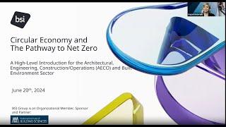 Webinar: The Circular Economy- A Pathway to Net Zero