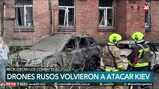 Drones rusos volvieron a atacar Kiev