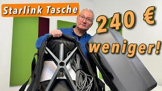 Starlink Transport-Tasche z.B. für das Wohnmobil - tolle Alternative für nur 40,00 € !