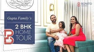 Modern 2BHK Home Tour | Stylish Interiors in Mumbai | Bonito Designs