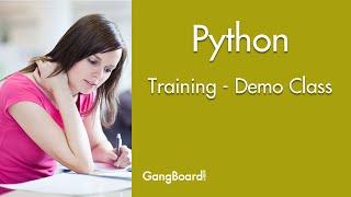 Python Training | Python Tutorial | Online Python Training | Gangboard