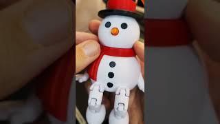 Snowman on the Anycubic Kobra 3: Festive 3D Printing for Christmas! 