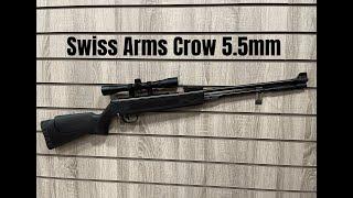 Quick Review of the Swiss Arms Crow 5.5 mm Black with Scope 4X32 !!