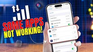 How to Fix Some Apps Not Working on Mobile Data on iPhone