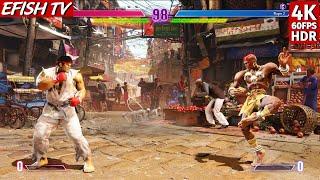 Ryu vs Dhalsim (Hardest AI) - Street Fighter 6