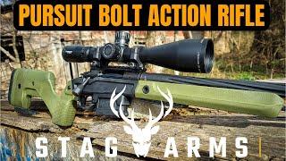 Stag Arms Pursuit Bolt Action - First Shots and Sighting In