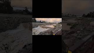 Simi Arroyo Bike Path, the Arroyo is rolling tonight.