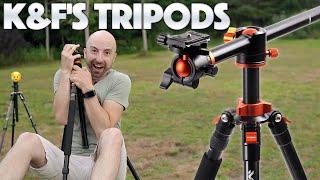 K&F's Pretty New Tripods