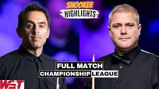 Ronnie O'Sullivan vs Robert Milkins Full Match Highlights | Championship League Snooker 2025 - G 3 