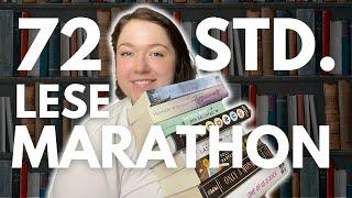 72 STD. LESEMARATHON  | Wie viele Bücher schaffe ich neben dem Wochenend-Alltag? | Readingvlog