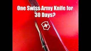 The Best Swiss Army Knife to keep in your pocket? The Swiss Army Dan 30 Day Challenge