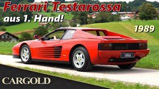 Ferrari Testarossa, 1989, das V12 Flagschiff der 80er, aus 1. Hand, erst 41.357 km!