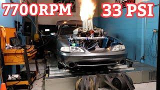 Eight Turbo Mustang Hits The DYNO!