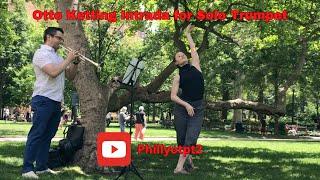 Ketting Intrada for Solo Trumpet with Dancer in Rittenhouse Square