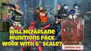 Can The McFarlane Toys Munitions Pack Scale With Your 6 Inch Figures?