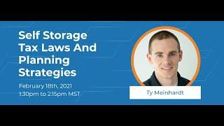 Self Storage Tax Laws & Planning Strategies