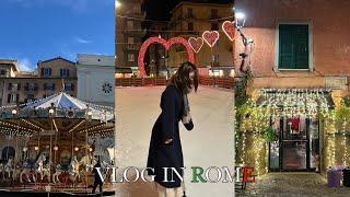 Rome vlogㅣ로마의 12월 크리스마스, 유럽 크리스마스마켓, 이탈리아 아침 마리토쪼(Maritozzo) 먹어보기, 피스타치오 크로와상, 첫 잡채 만들기 도전, 유럽 브이로그