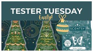 Tester Tuesday BRICKS+ Salted Caramel Cider, Christmas Tree and Winter Twilight (Scentsy Reviews)