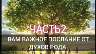 ВАЖНОЕ ПОСЛАНИЕ ВАМ ОТ ДУХОВ РОДА  ЧАСТЬ 2